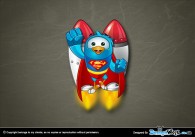 Superhero Twitter Bird